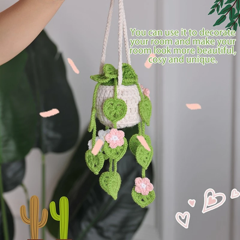 Crochet Hanging Basket Pendant factory